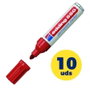 Edding Rotulador Permanente 550 Rojo Punta Fibra Recargable